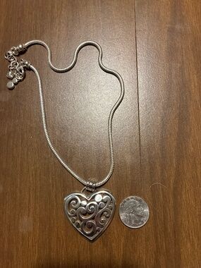 Contempo Heart necklace and earrings
